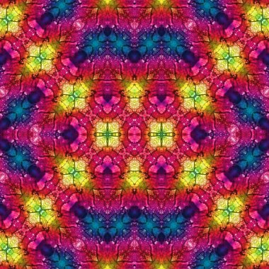 Kusursuz soyut desen. Sanat geçmişi. Soyut doku. Kaleydoskop