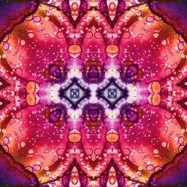 Kusursuz soyut desen. Sanat geçmişi. Soyut doku. Kaleydoskop