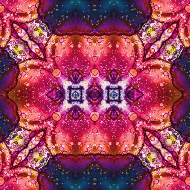 Kusursuz soyut desen. Sanat geçmişi. Soyut doku. Kaleydoskop