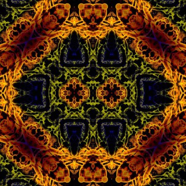 Kusursuz soyut desen. Sanat geçmişi. Soyut doku. Kaleydoskop