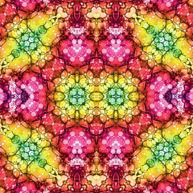 Kusursuz soyut desen. Sanat geçmişi. Soyut doku. Kaleydoskop