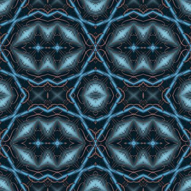 Kusursuz desenli sanat. Kusursuz doku arkaplanı. Soyut model. Etnik retro arkaplan