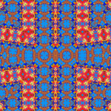 Kusursuz desenli sanat. Kusursuz doku arkaplanı. Soyut model. Etnik retro arkaplan