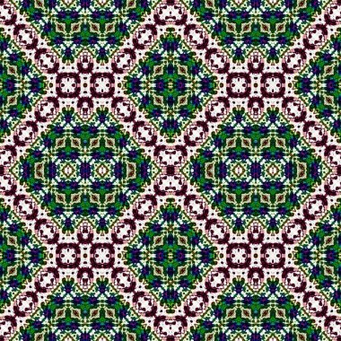 Kusursuz desenli sanat. Kusursuz doku arkaplanı. Soyut model. Etnik retro arkaplan