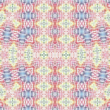 Kusursuz desenli sanat. Kusursuz doku arkaplanı. Soyut model. Etnik retro arkaplan