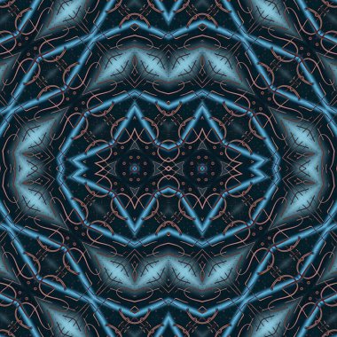 Kusursuz desenli sanat. Kusursuz doku arkaplanı. Soyut model. Etnik retro arkaplan