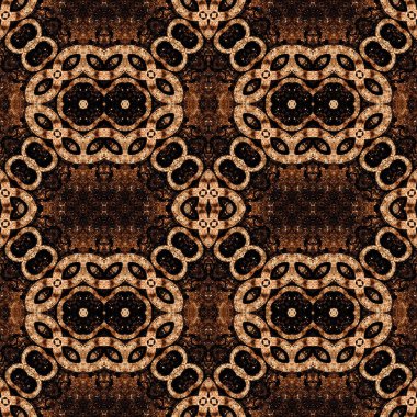 Kusursuz desenli sanat. Kusursuz doku arkaplanı. Soyut model. Etnik retro arkaplan