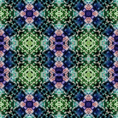 Kusursuz soyut desen. Yaratıcı, kusursuz doku. Soyut arkaplan. kaleydoskop dokusu