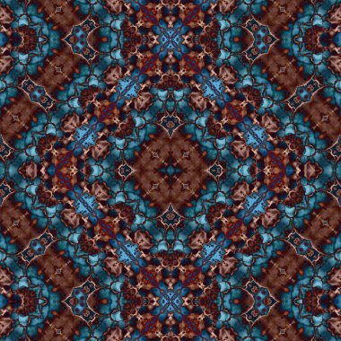 Kusursuz soyut desen. Yaratıcı, kusursuz doku. Soyut arkaplan. kaleydoskop dokusu