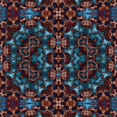 Kusursuz soyut desen. Yaratıcı, kusursuz doku. Soyut arkaplan. kaleydoskop dokusu