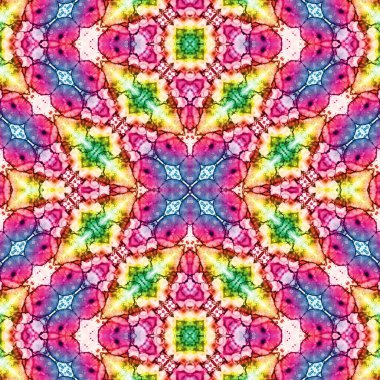 Kusursuz soyut desen. Yaratıcı, kusursuz doku. Soyut arkaplan. kaleydoskop dokusu