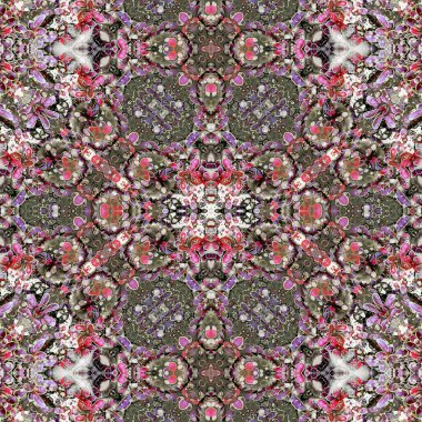 Kusursuz soyut desen. Yaratıcı, kusursuz doku. Soyut arkaplan. kaleydoskop dokusu