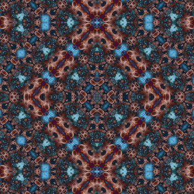 Kusursuz soyut desen. Yaratıcı, kusursuz doku. Soyut arkaplan. kaleydoskop dokusu