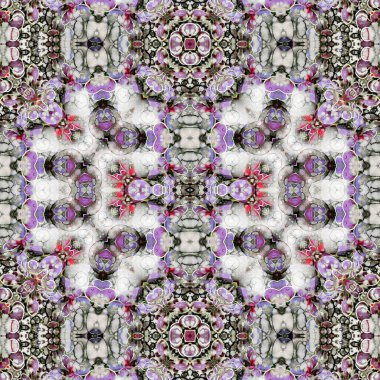 Kusursuz soyut desen. Yaratıcı, kusursuz doku. Soyut arkaplan. kaleydoskop dokusu