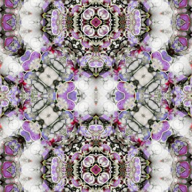 Kusursuz soyut desen. Yaratıcı, kusursuz doku. Soyut arkaplan. kaleydoskop dokusu