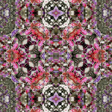 Kusursuz soyut desen. Yaratıcı, kusursuz doku. Soyut arkaplan. kaleydoskop dokusu