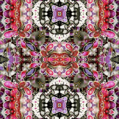 Kusursuz soyut desen. Yaratıcı, kusursuz doku. Soyut arkaplan. kaleydoskop dokusu