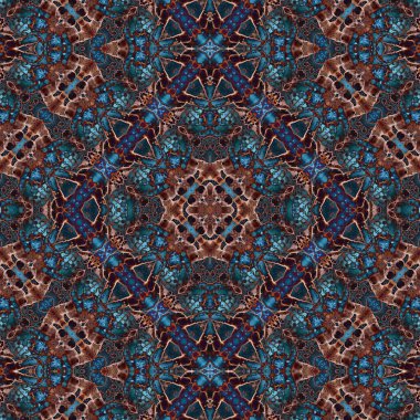 Kusursuz soyut desen. Yaratıcı, kusursuz doku. Soyut arkaplan. kaleydoskop dokusu