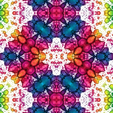 Kusursuz soyut desen. Yaratıcı, kusursuz doku. Soyut arkaplan. kaleydoskop dokusu