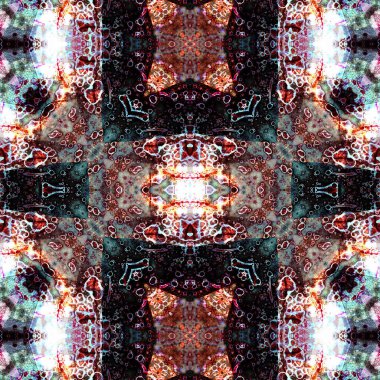 Kusursuz soyut desen. Yaratıcı, kusursuz doku. Soyut arkaplan. kaleydoskop dokusu