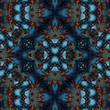 Kusursuz soyut desen. Yaratıcı, kusursuz doku. Soyut arkaplan. kaleydoskop dokusu