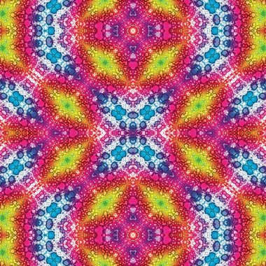 Kusursuz soyut desen. Yaratıcı, kusursuz doku. Soyut arkaplan. kaleydoskop dokusu