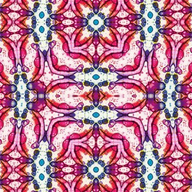 Kusursuz soyut desen. Yaratıcı, kusursuz doku. Soyut arkaplan. kaleydoskop dokusu