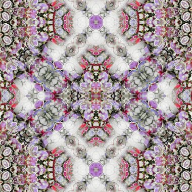 Kusursuz soyut desen. Yaratıcı, kusursuz doku. Soyut arkaplan. kaleydoskop dokusu