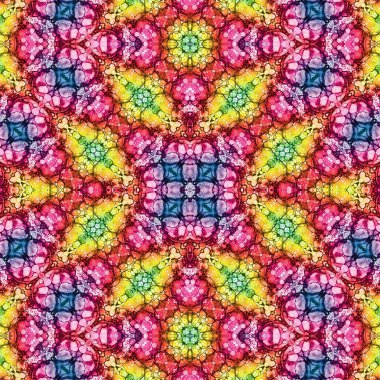 Kusursuz soyut desen. Yaratıcı, kusursuz doku. Soyut arkaplan. kaleydoskop dokusu