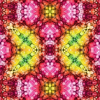 Kusursuz soyut desen. Yaratıcı, kusursuz doku. Soyut arkaplan. kaleydoskop dokusu