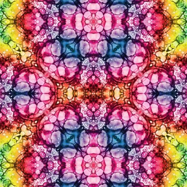 Kusursuz soyut desen. Yaratıcı, kusursuz doku. Soyut arkaplan. kaleydoskop dokusu