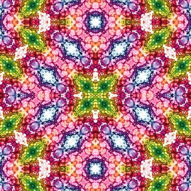 Kusursuz soyut desen. Yaratıcı, kusursuz doku. Soyut arkaplan. kaleydoskop dokusu