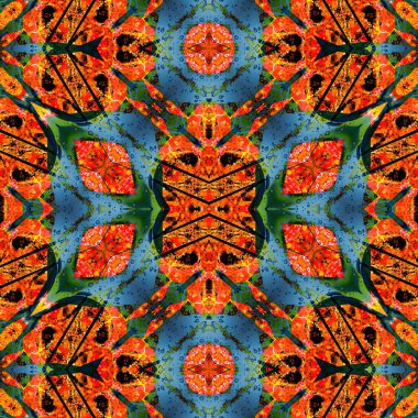 Kusursuz soyut desen. Yaratıcı, kusursuz doku. Soyut arkaplan. kaleydoskop dokusu