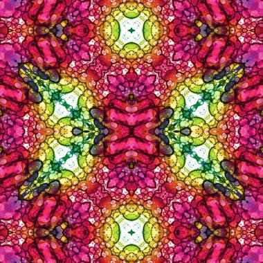 Kusursuz soyut desen. Yaratıcı, kusursuz doku. Soyut arkaplan. kaleydoskop dokusu