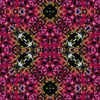 Kusursuz soyut desen. Yaratıcı, kusursuz doku. Soyut arkaplan. kaleydoskop dokusu