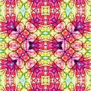 Kusursuz soyut desen. Yaratıcı, kusursuz doku. Soyut arkaplan. kaleydoskop dokusu