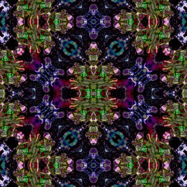 Kusursuz soyut desen. Yaratıcı, kusursuz doku. Soyut arkaplan. kaleydoskop dokusu