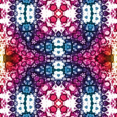 Kusursuz soyut desen. Yaratıcı, kusursuz doku. Soyut arkaplan. kaleydoskop dokusu