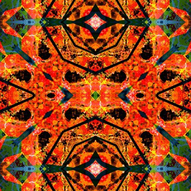 Kusursuz soyut desen. Yaratıcı, kusursuz doku. Soyut arkaplan. kaleydoskop dokusu