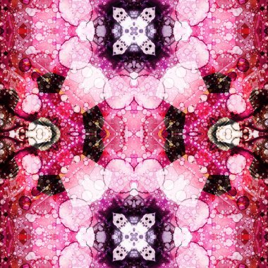 Kusursuz soyut desen. Yaratıcı, kusursuz doku. Soyut arkaplan. kaleydoskop dokusu