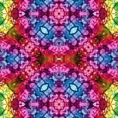 Kusursuz soyut desen. Yaratıcı, kusursuz doku. Soyut arkaplan. kaleydoskop dokusu