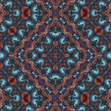 Kusursuz soyut desen. Yaratıcı, kusursuz doku. Soyut arkaplan. kaleydoskop dokusu