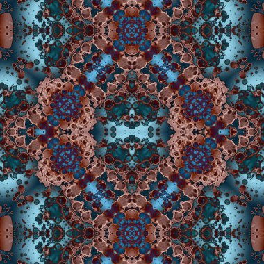 Kusursuz soyut desen. Yaratıcı, kusursuz doku. Soyut arkaplan. kaleydoskop dokusu