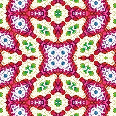 Kusursuz soyut desen. Yaratıcı, kusursuz doku. Soyut arkaplan. kaleydoskop dokusu