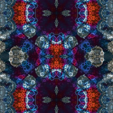 Kusursuz soyut desen. Yaratıcı, kusursuz doku. Soyut arkaplan. kaleydoskop dokusu