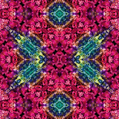 Kusursuz soyut desen. Yaratıcı, kusursuz doku. Soyut arkaplan. kaleydoskop dokusu