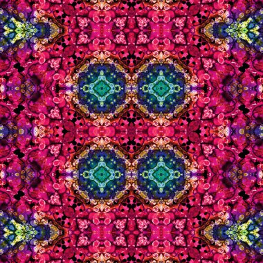 Kusursuz soyut desen. Yaratıcı, kusursuz doku. Soyut arkaplan. kaleydoskop dokusu