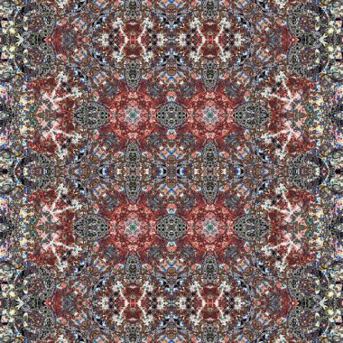 Kusursuz soyut desen. Yaratıcı, kusursuz doku. Soyut arkaplan. kaleydoskop dokusu