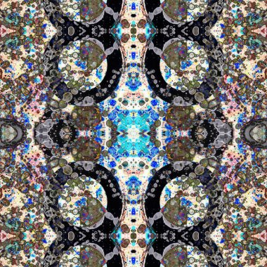 Kusursuz soyut desen. Yaratıcı, kusursuz doku. Soyut arkaplan. kaleydoskop dokusu