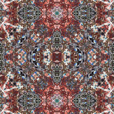 Kusursuz soyut desen. Yaratıcı, kusursuz doku. Soyut arkaplan. kaleydoskop dokusu